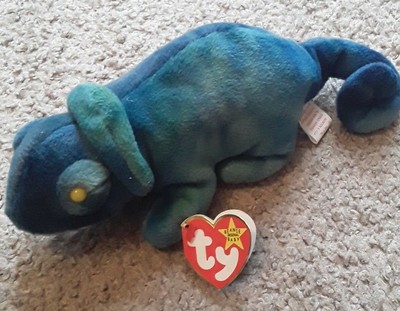 ty beanie baby rainbow chameleon 1997 value